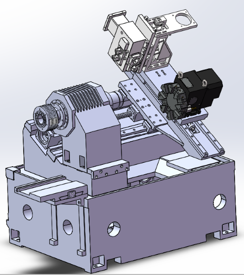 Токарный станок чпу с наклонной станиной MetalTec NEXUS 35M